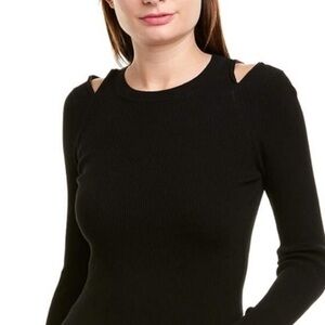 BAILEY 44 REVOLVE navy blue cut out crew neck tank long sleeve sweatshirt top